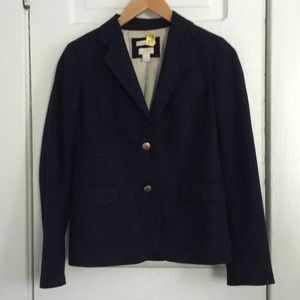 j.Crew Navy Schoolboy Blazer